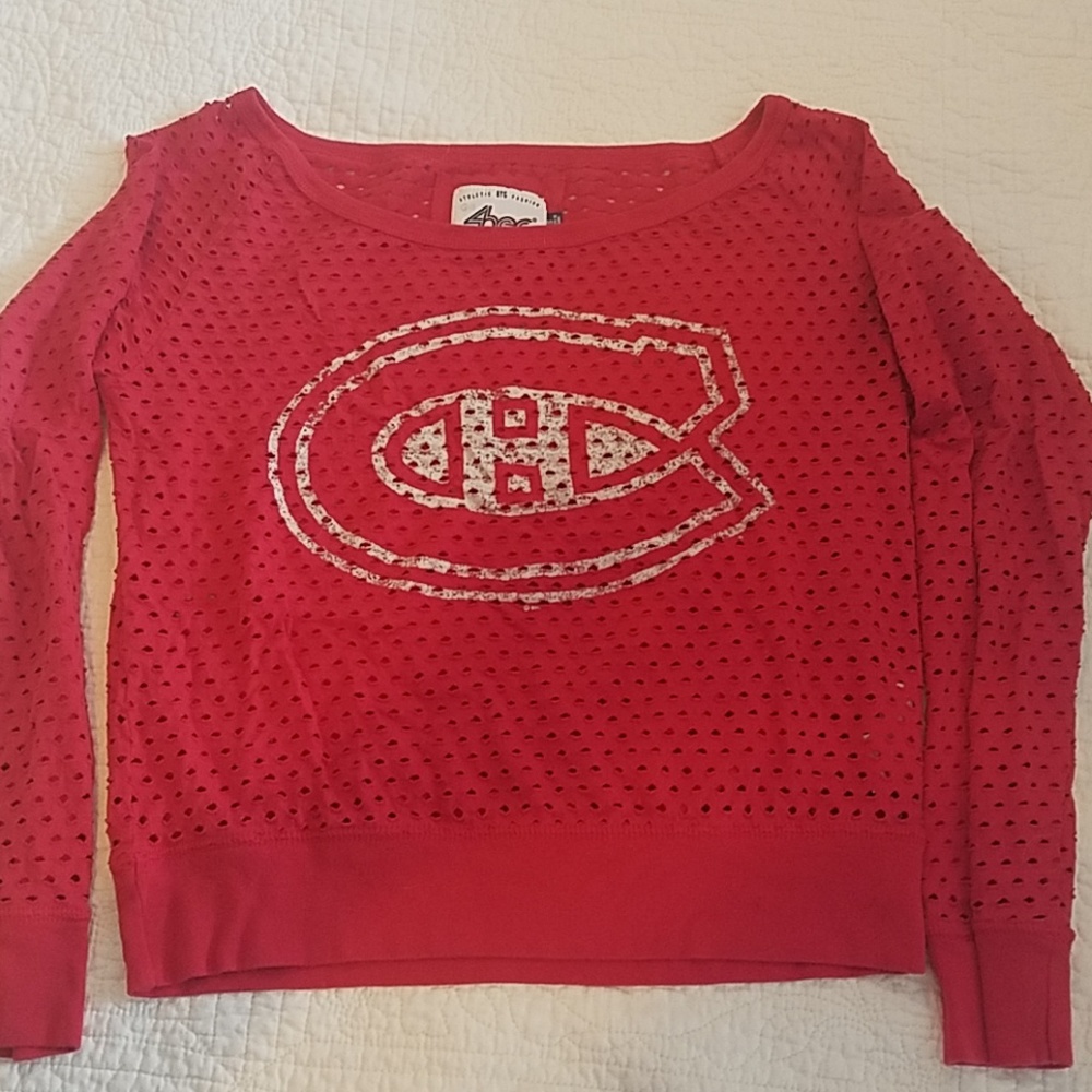 Canadiens mesh shirt.  Never worn
